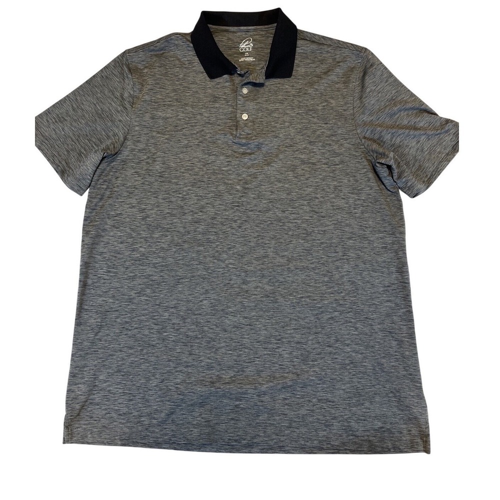 Palmer Golf Polo Shirt Grey Size L Golfing Shirt (Like New)